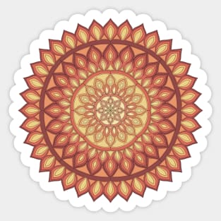 Flame Mandala Sticker